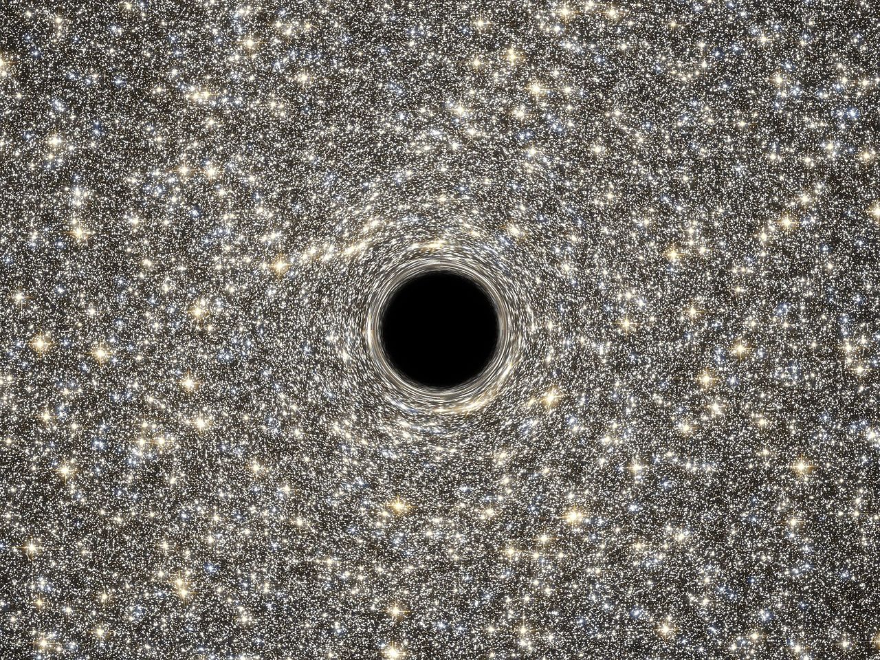 Hubble Helps Find Smallest Known Galaxy Containing a Supermassive Black Hole (15084150039)