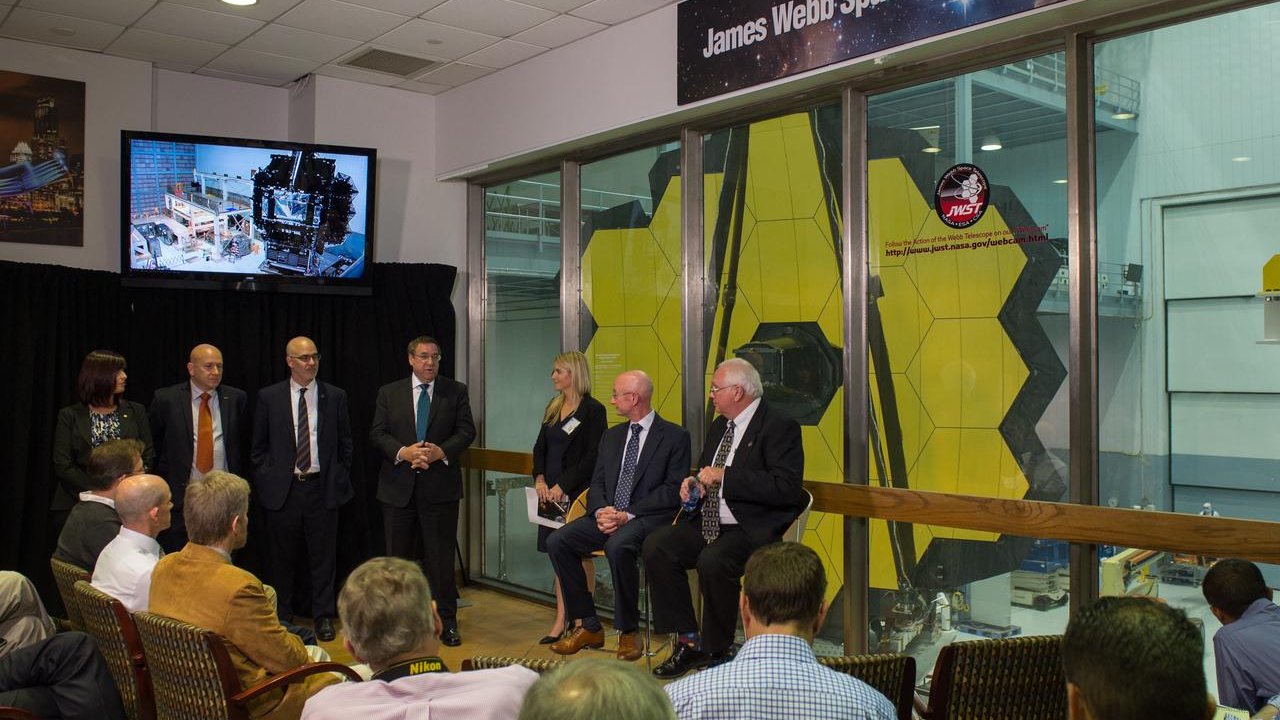 James Webb Space Telescope Mirror Reveal