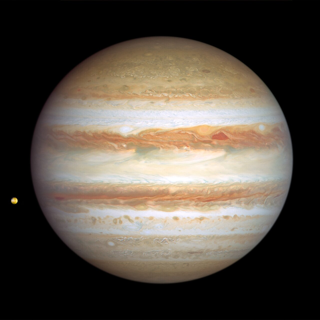 Jupiter (6 January 2024) (heic2404c) — Des nuages de glace sur un Jupiter lointain